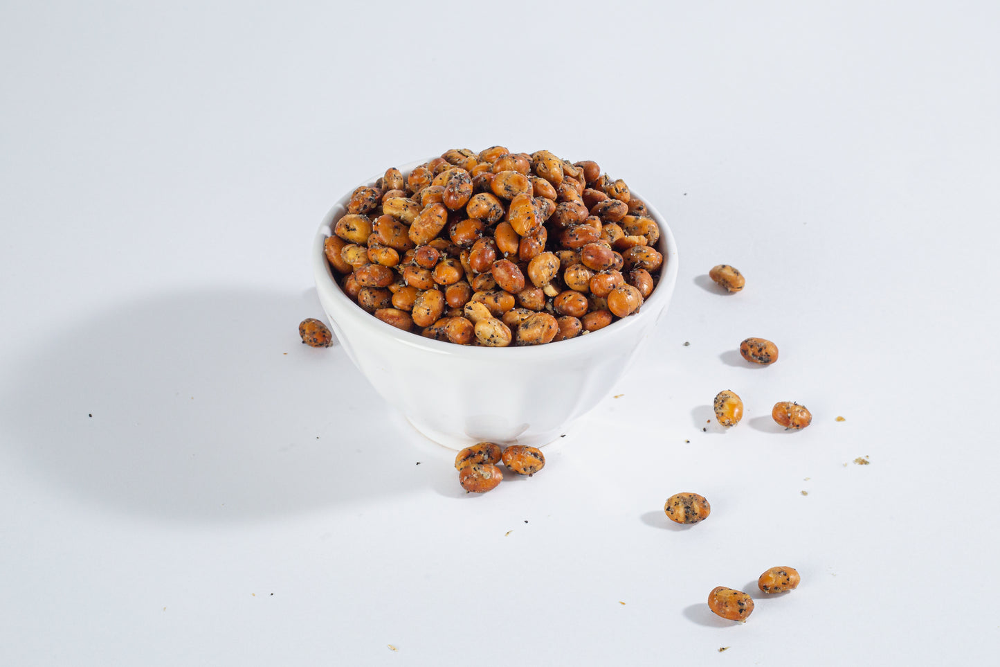 lightly salted soybeans providing crunchy high protein snack roasted soybeans healthy snack rich in fiber protein plant based nutrition snack