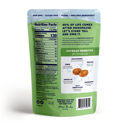roasted edamame bean snack bowl providing plant based protein fiber packed nutrition and crunchy wholesome vegan snack option