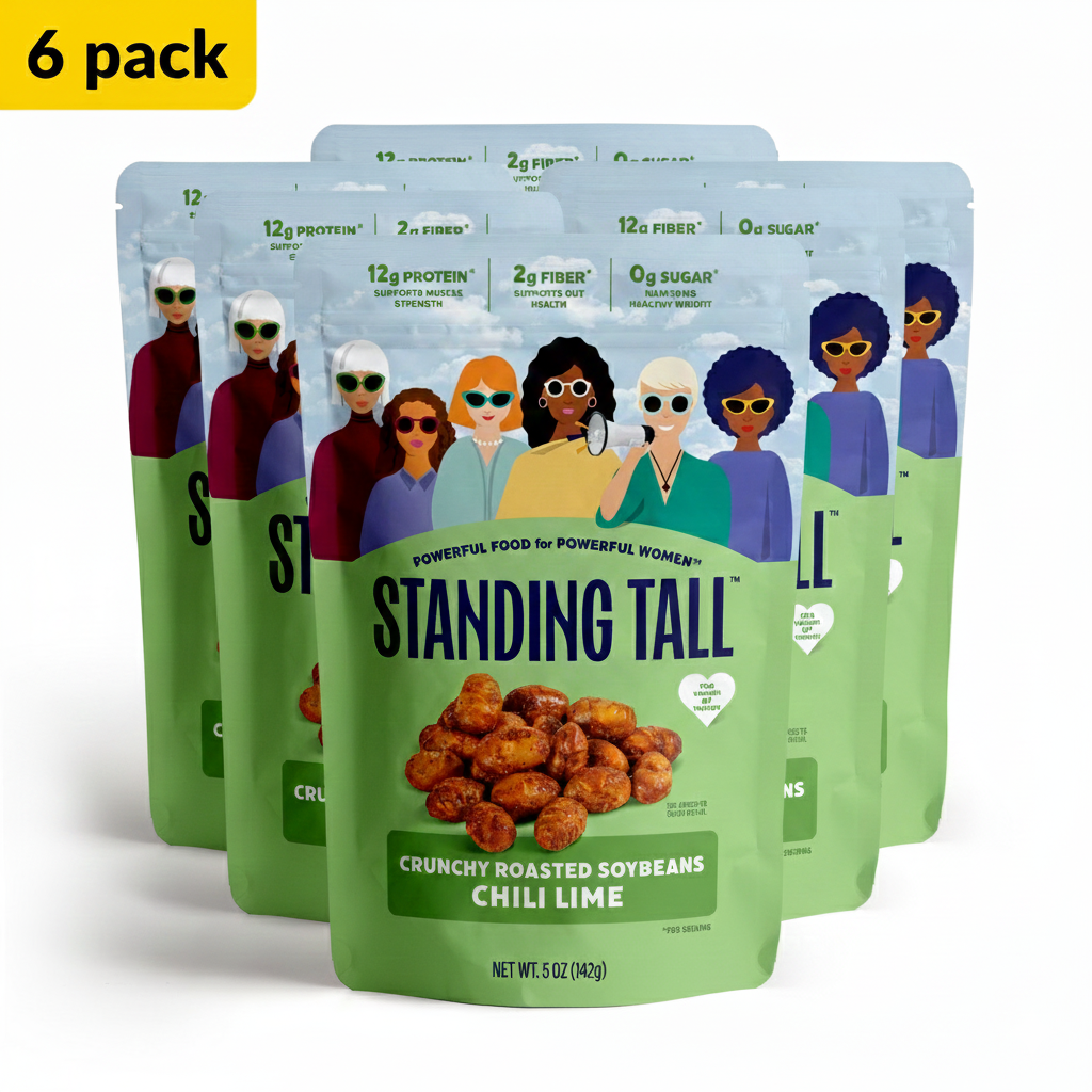 high protein soybean snack perfect for healthy plant based eating crunchy soybean snack bowl fiber rich plant nutrition vegan protein snack