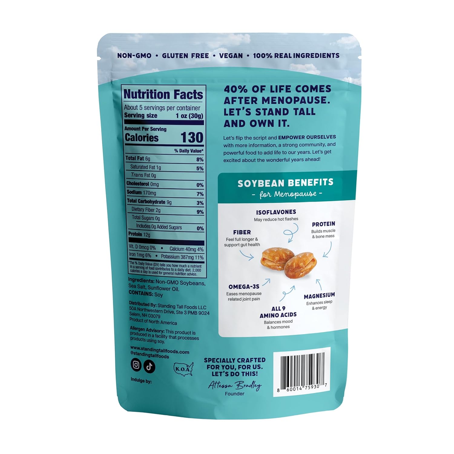 sea salt snacks crunchy roasted edamame beans low carb snacks high protein snacks on the go healthy snacks